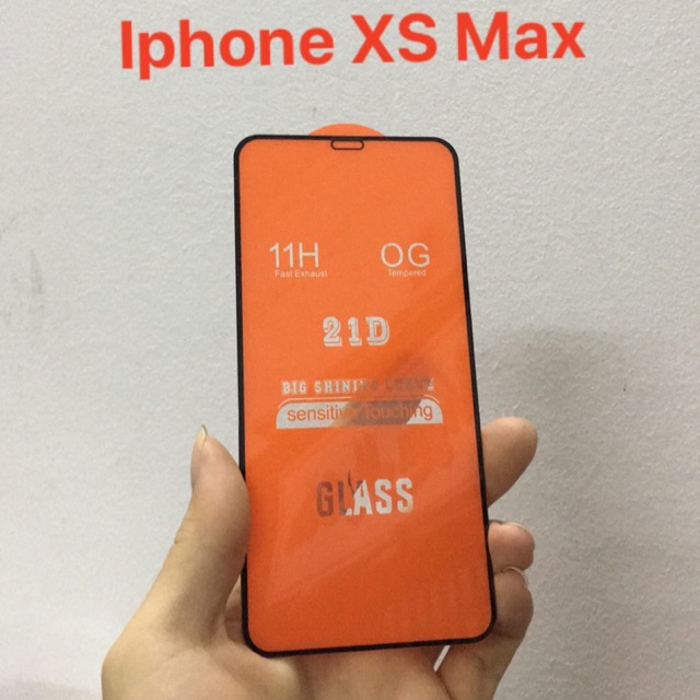 Kính cường lực Iphone XS Max Full màn hình