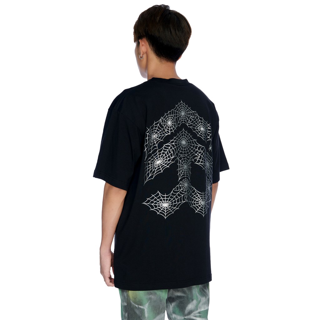 5THEWAY® /spider web/ NEW TEE™ in BLACK aka Áo Thun Đen