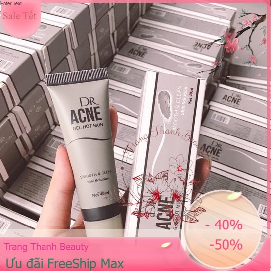 [HCM]GEL HÚT MỤN LỘT MỤN TRO NÚI LỬA DR ACNE 40ml