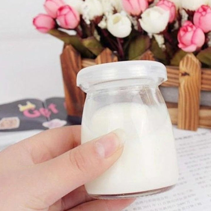 [HCM]Combo 12 hũ làm sữa chua bằng Thủy tinh