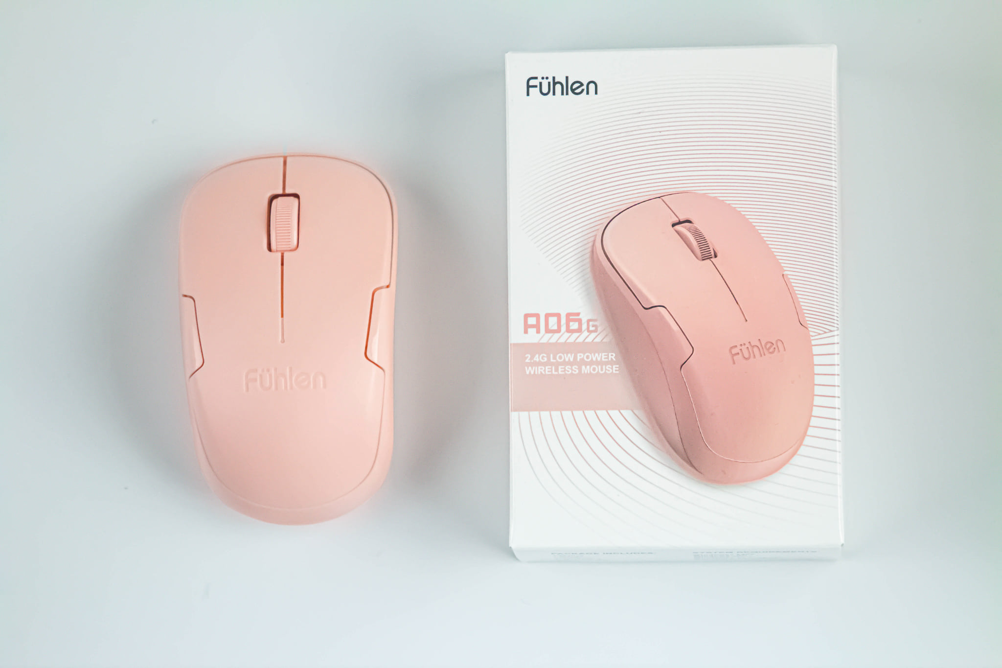 Chuột không dây Fuhlen A06 Hồng