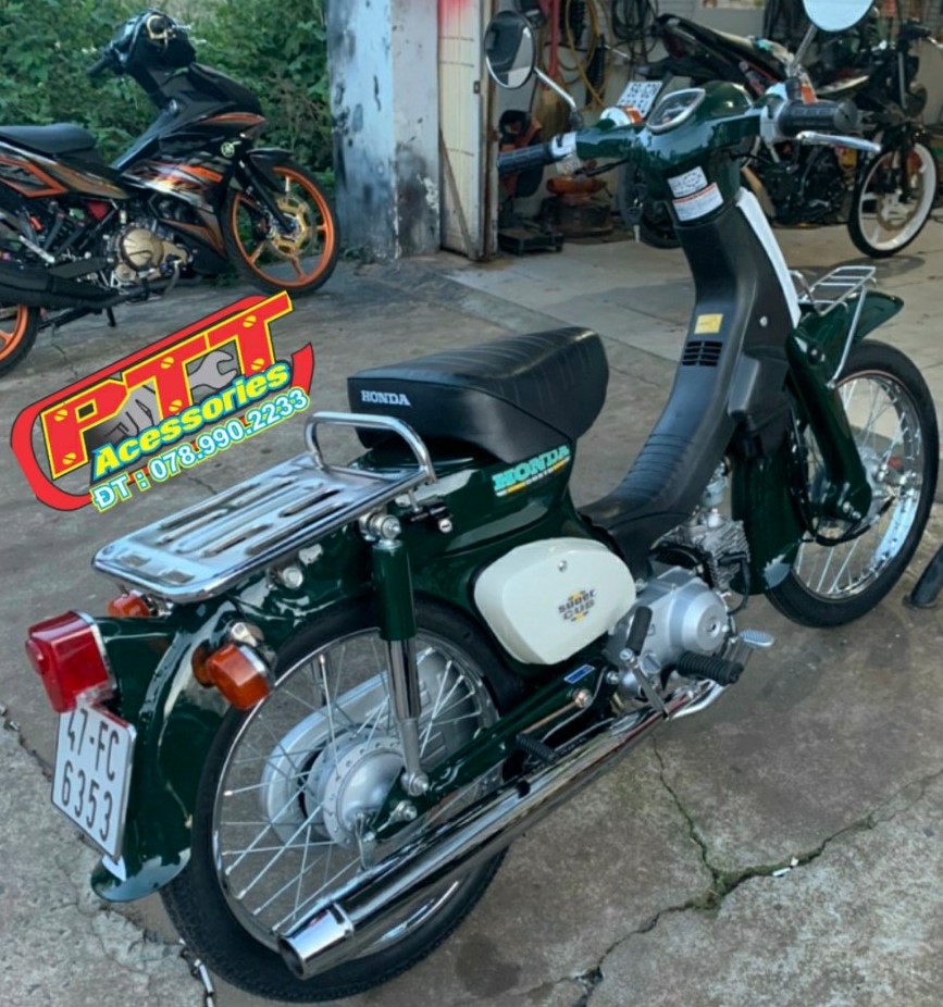 BAGA YÊN SAU XE CUB 81 SẮT XI