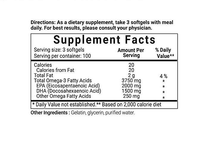Dầu cá Omega-3 Micro Ingredients gấp 3 lượng Omega-3 (SF42)