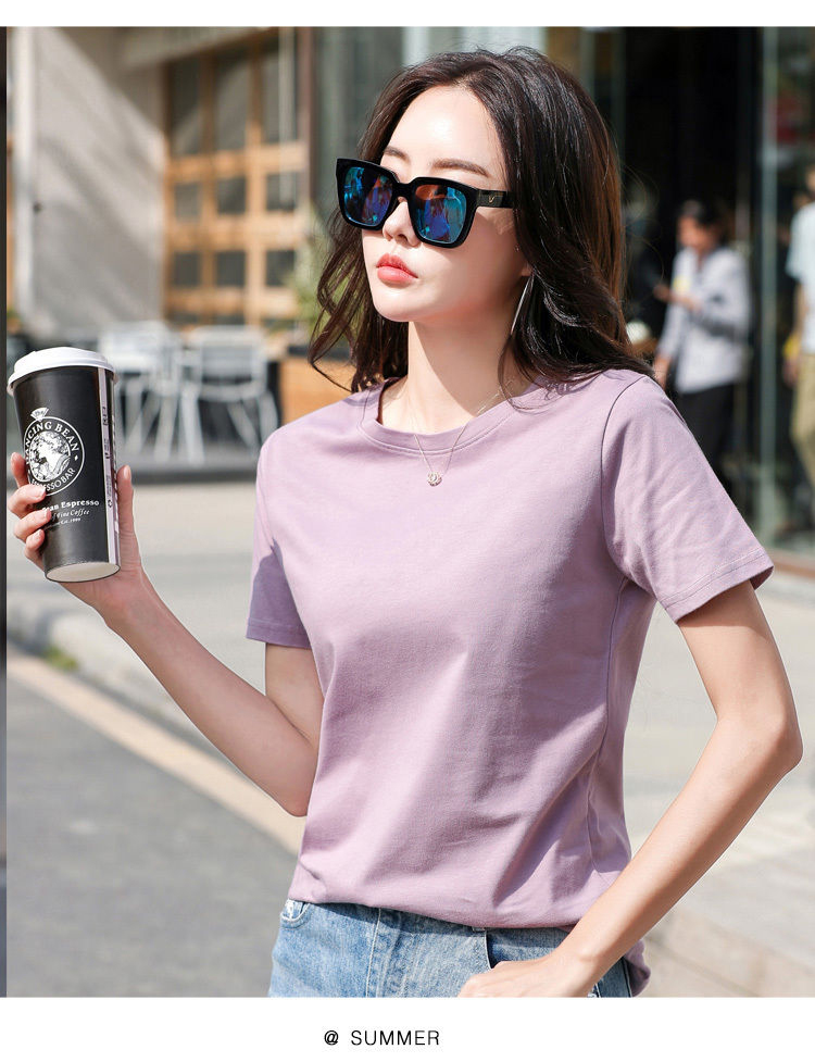 Áo thun nữ trơn form thời trang