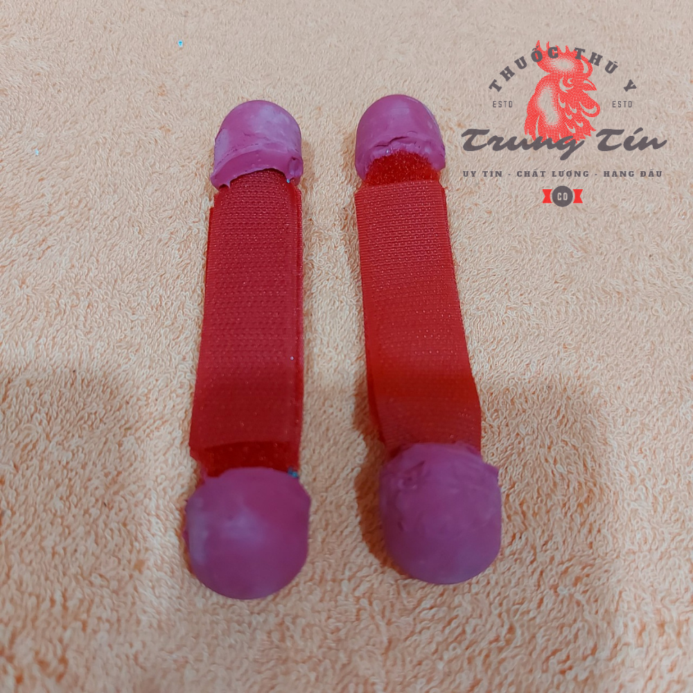 bịt cựa gà (NÒI) loại dán - 2 cặp dành cho 2 con gà