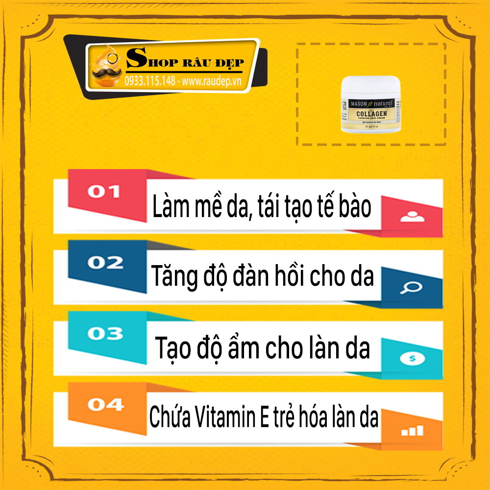 Kem Dưỡng Da Collagen Mason Natural
