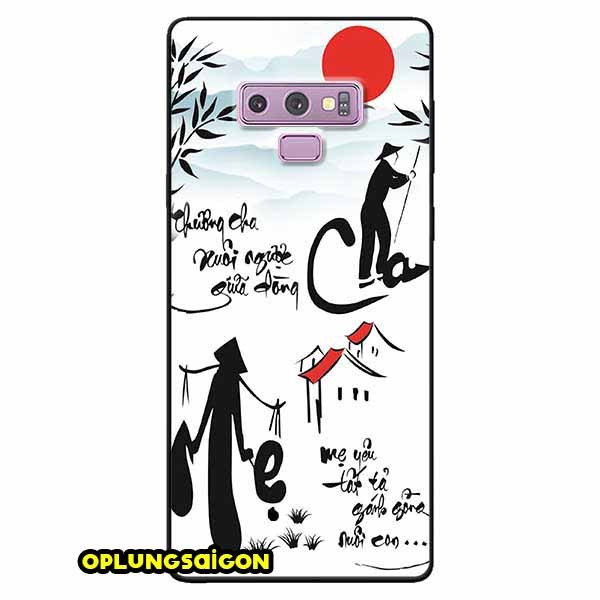 Ốp lưng dành cho Samsung Note 9 mẫu Cha Mẹ Mẫu Đẹp
