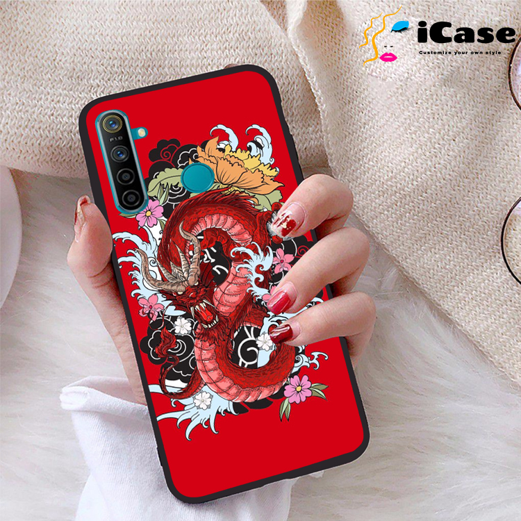 Ốp lưng Realme 5 viền dẻo TPU BST Rong