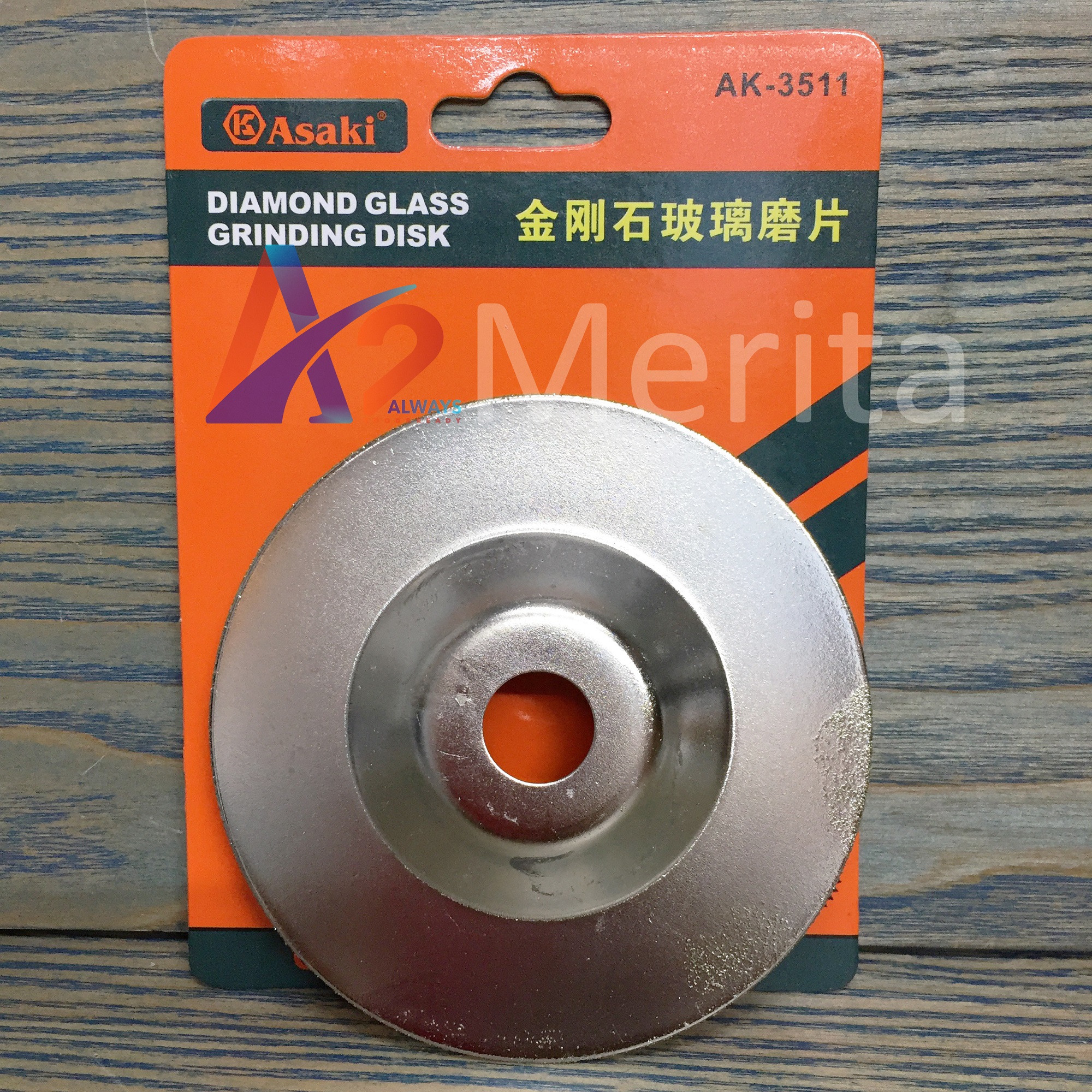 Đĩa mài kiếng 100mm Asaki AK-3511