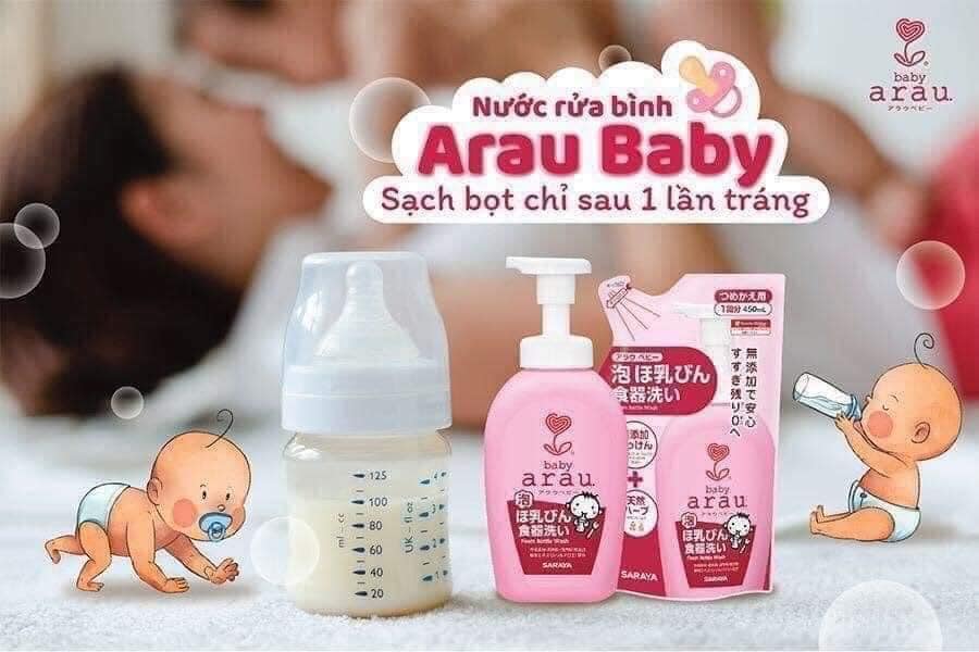 Nước Rửa Bình Arau Baby Nhật Bản