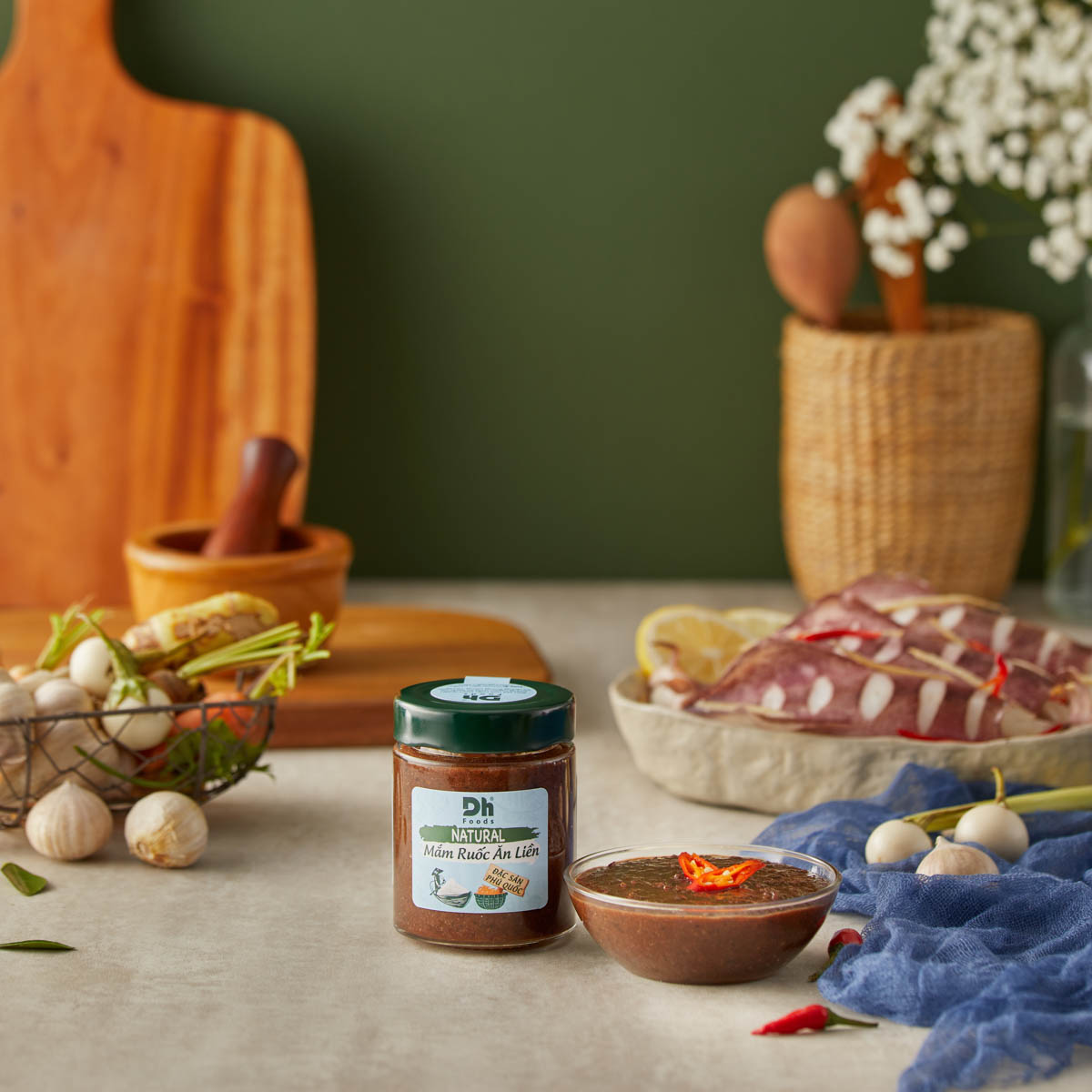 Mắm Ruốc ăn liền 150gr Dh Foods