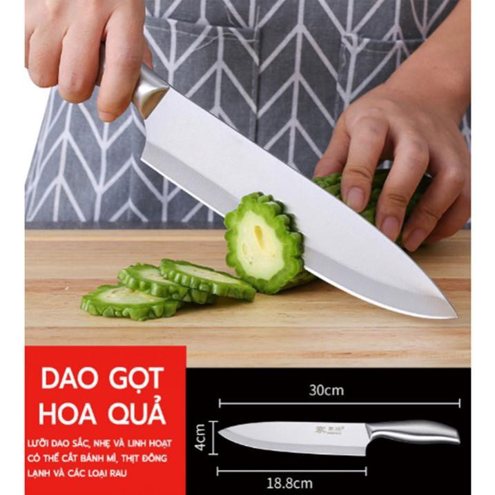 bộ dao nhật seki 5 món kèm đế siêu bén