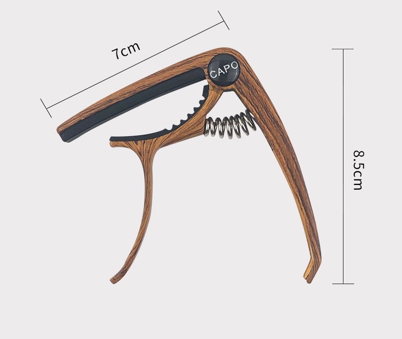 Capo Đàn Guitar Acoustic / Vân Gỗ Cao Cấp