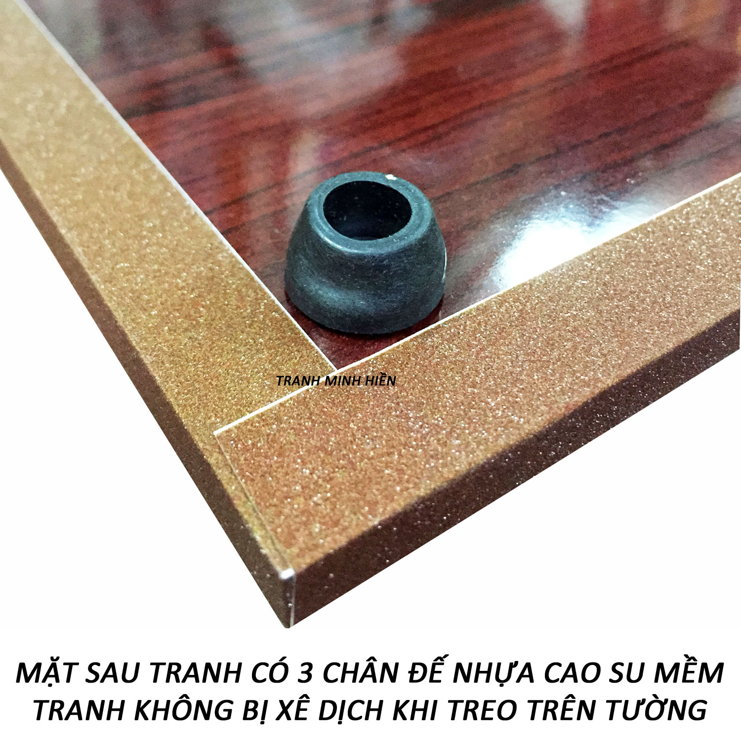 Tranh Treo Tường - Hoa Khai Phú Quý 118 - Tranh Minh Hiền (3 tranh - 40 x 120 cm/Bộ)