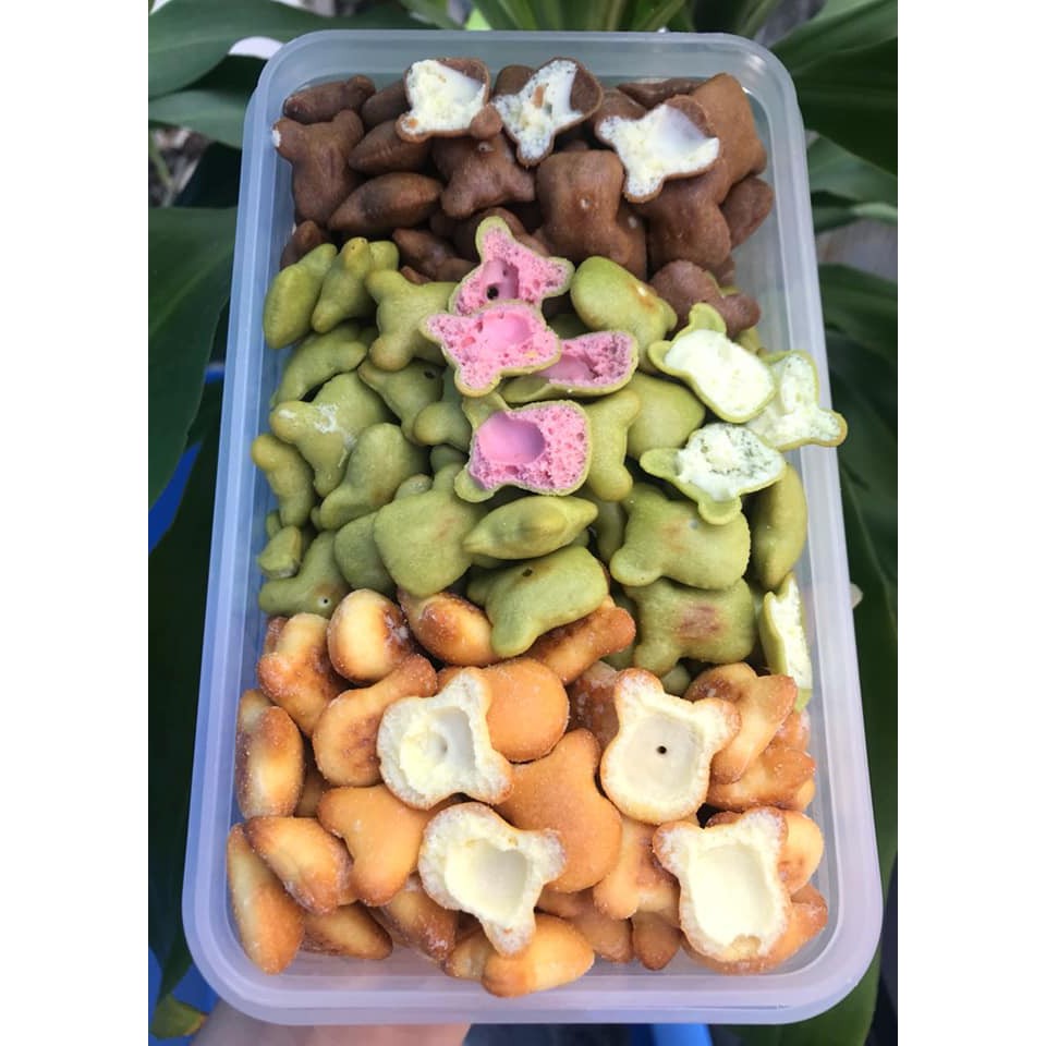 Bánh gấu kem mix 4 vị - 500g