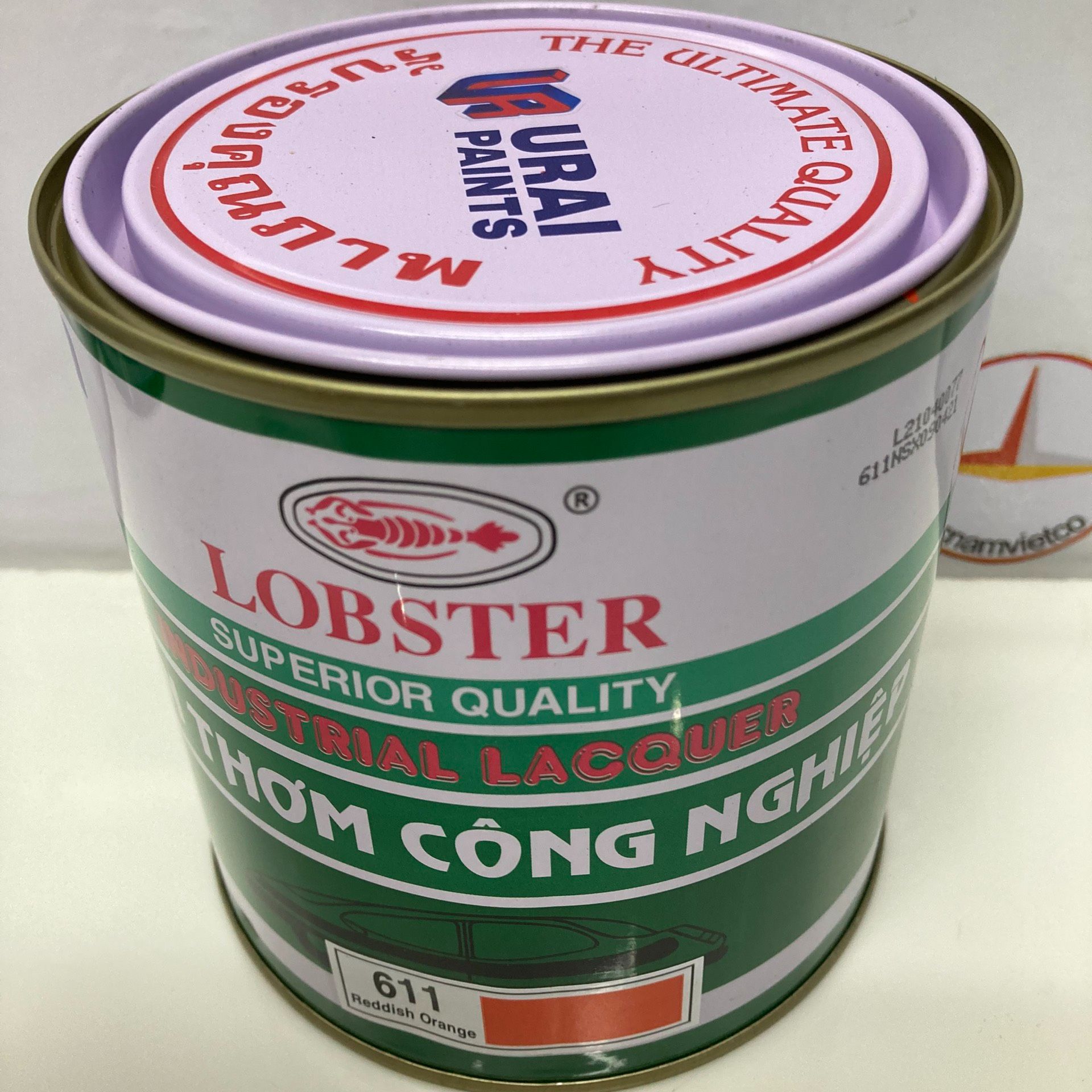Sơn thơm nhanh khô màu cam Lobster 611 800ML