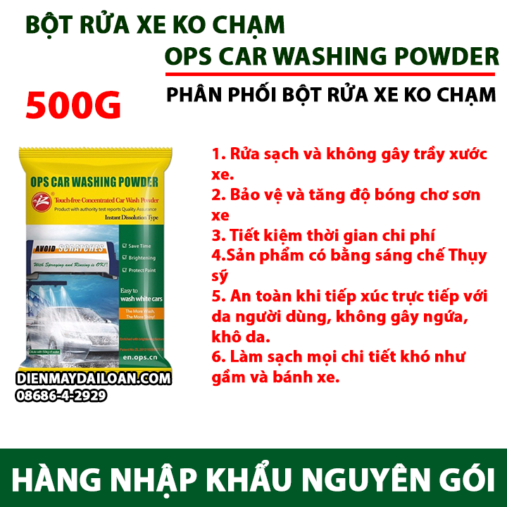 Bột rửa xe không chạm OPS CAR WASHING POWDER (500G)