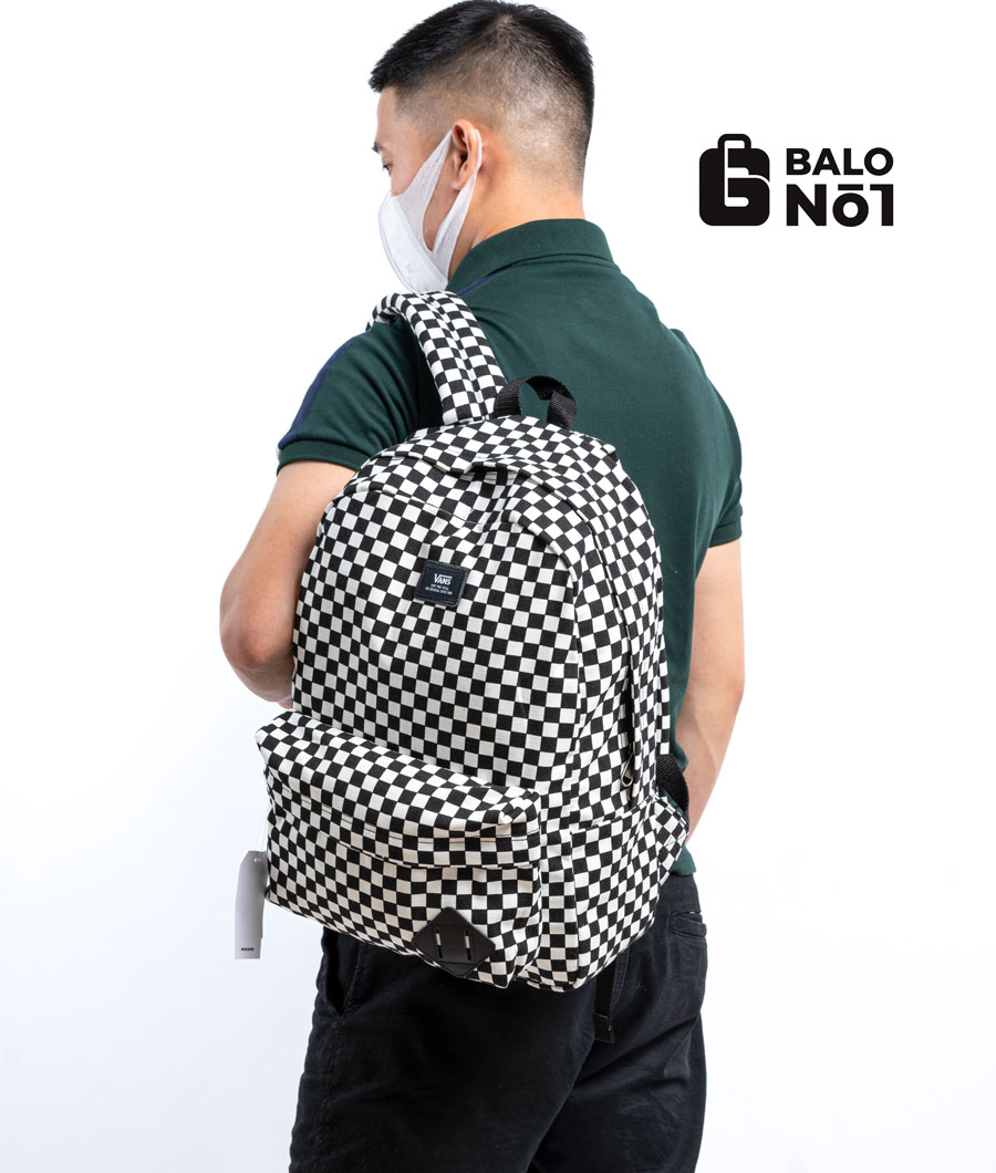 Balo Cao Cấp Van.s Old Skool Black/White Checkerboard
