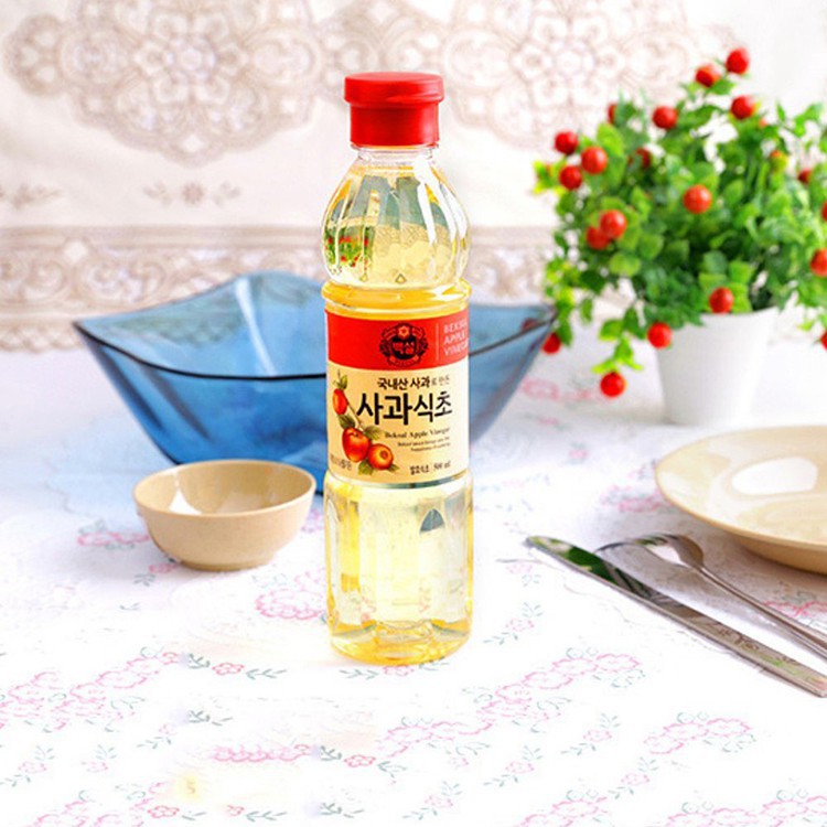 DẤM TÁO HÀN QUỐC BEKSUL CHAI 500ML