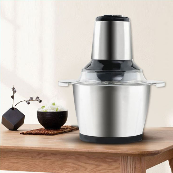 Máy Xay Thịt và Thực Phẩm Cối Inox Dung tích 2 Lít