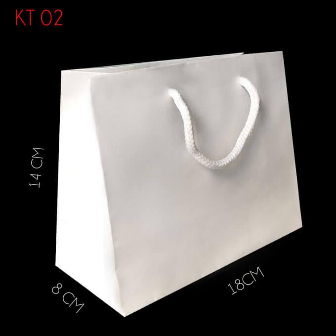 Combo 10 Túi giấy trơn KT02 (KT: 14 x 18 x 8 cm)