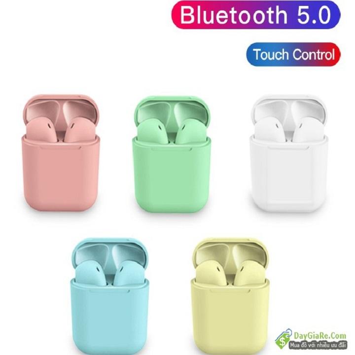 Tai nghe Bluetooth không dây cảm ứng 2 tai nghe inpods i12s đẳng cấp