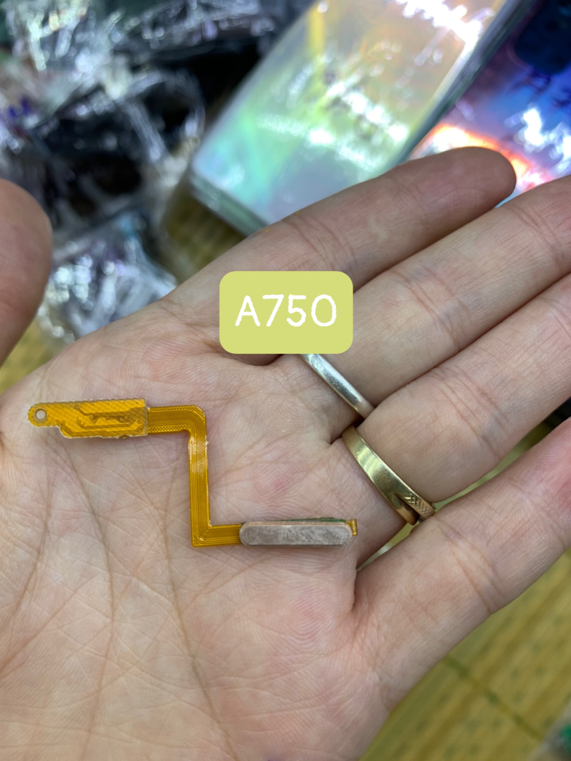 Nút cảm biến vân tay sam sung a750-zin