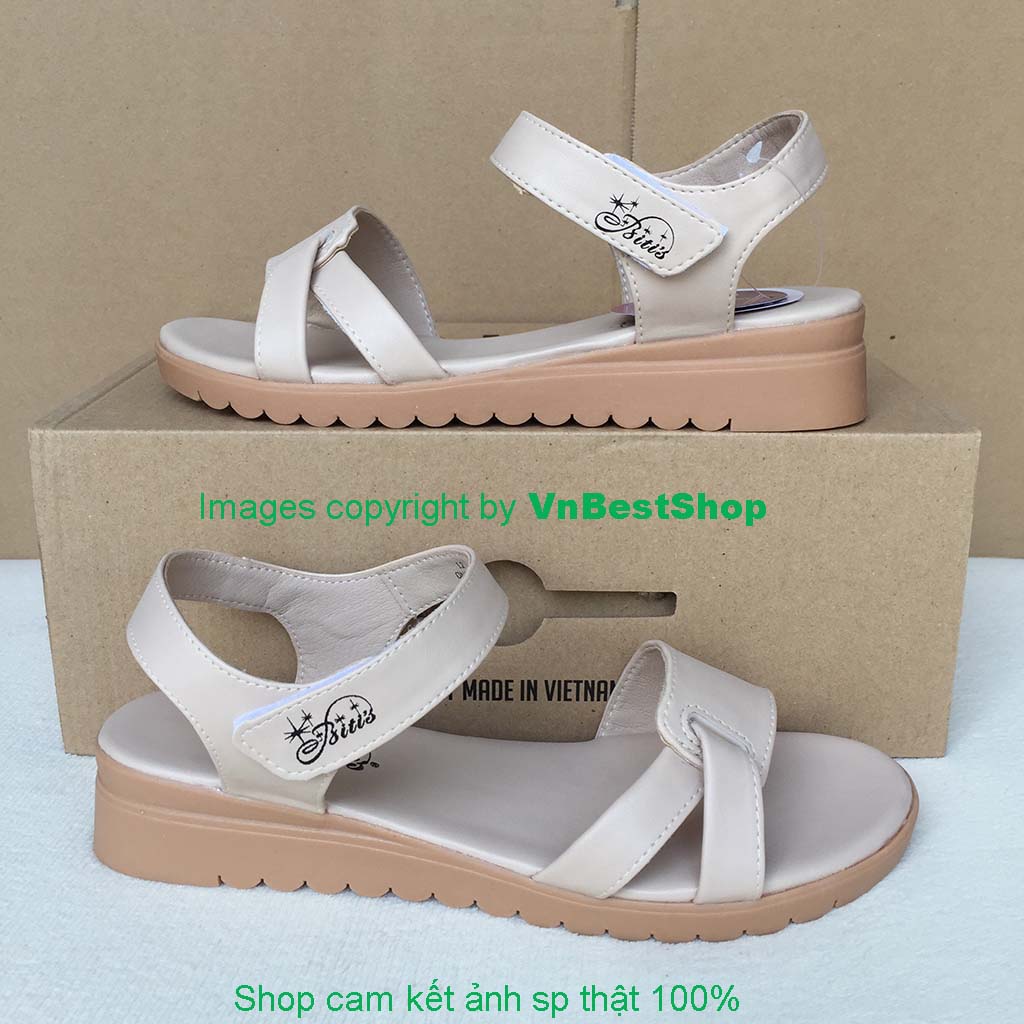 Dép Sandal Si - TPR Nữ Bitis DTW011388KEM (Kem)