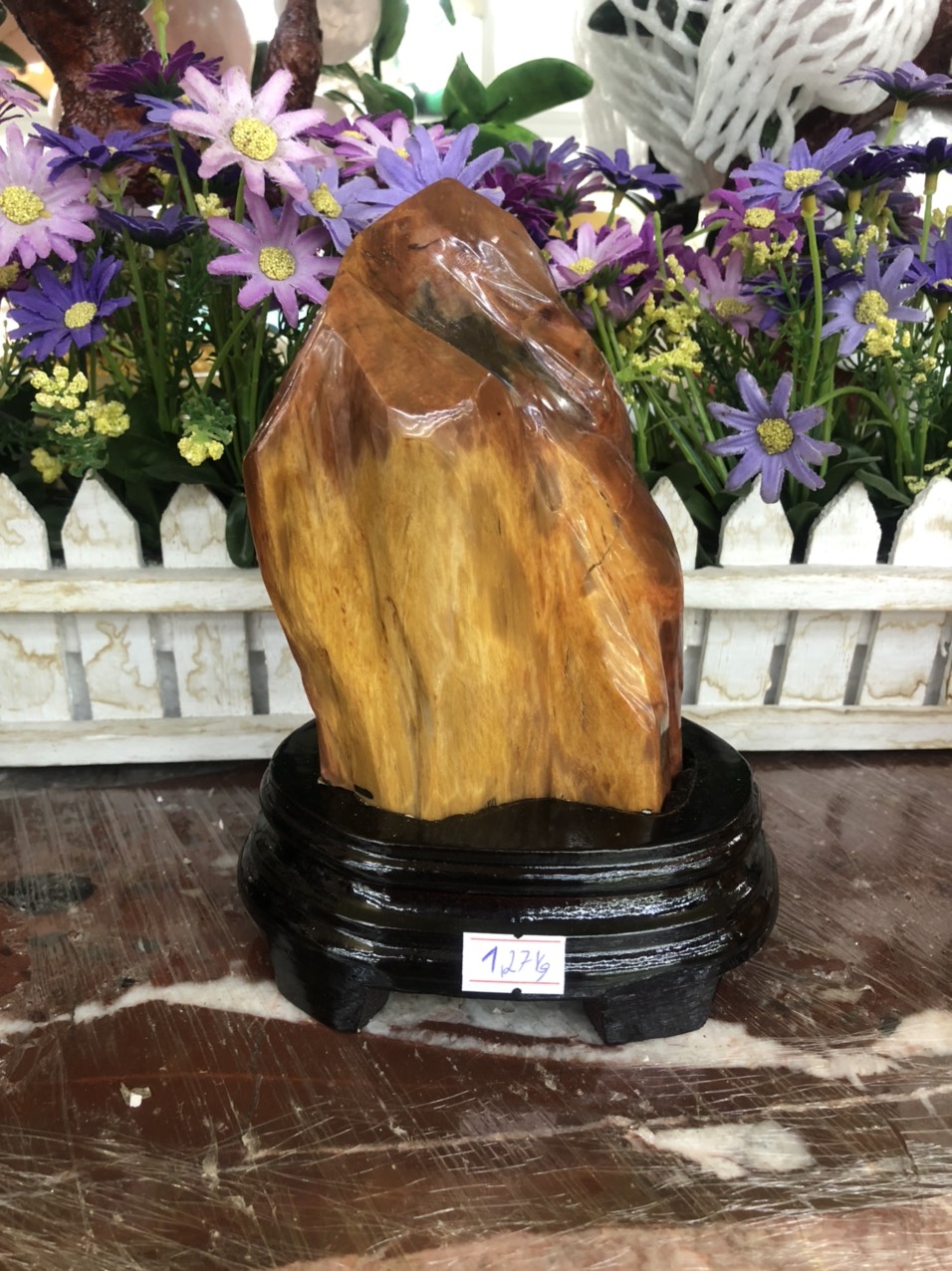 Cylindrical wood fossils feng shui