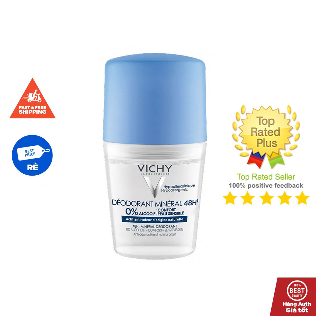 Lăn ƞách khử mùi vichy 50ml Pháp
