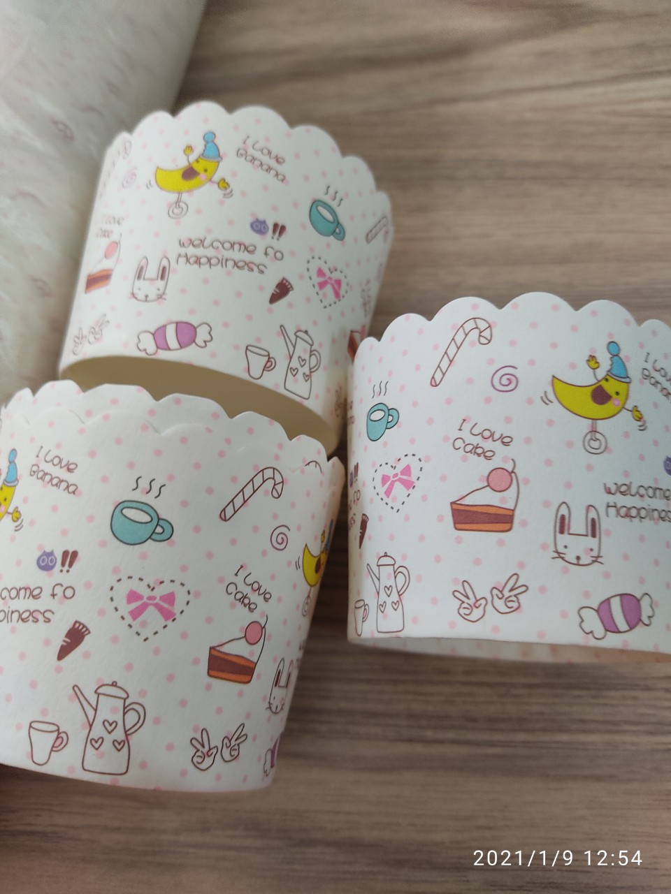 COMBO 50 LY CUPCAKE GIẤY NƯỚNG BÁNH LỚN