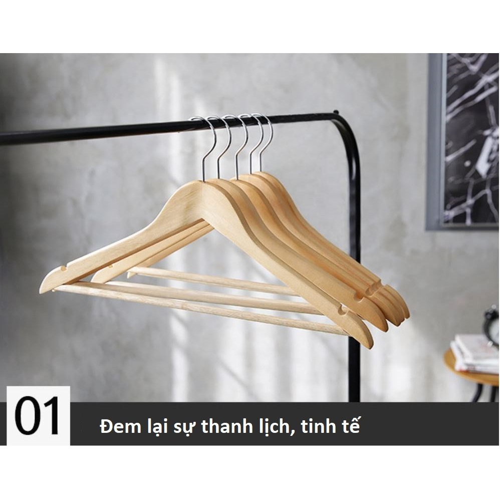 COMBO 10 MÓC ÁO GỖ XUẤT KHẨU HÀN