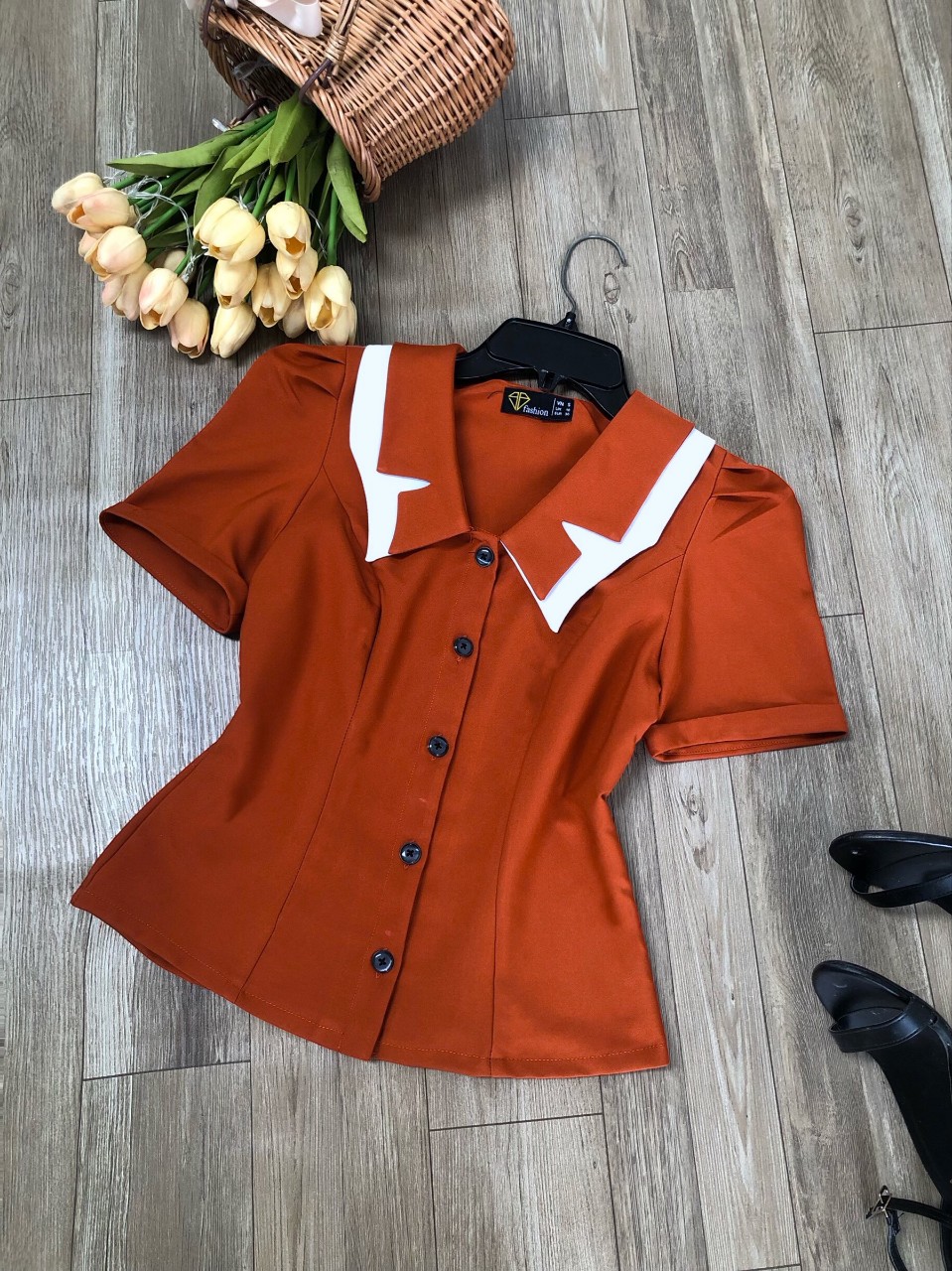 Áo kiểu sơ mi công sở có size lớn
