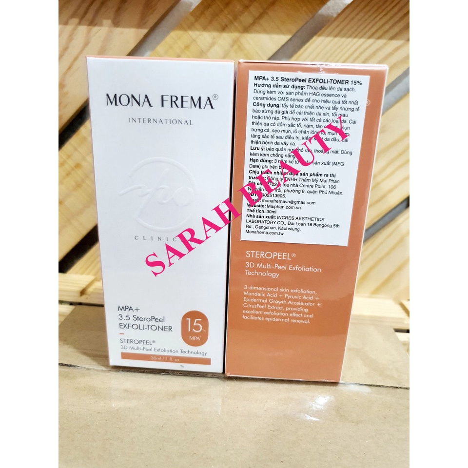 Dung Dịch Mona Frema Mpa Mandelic + Pyruvic Acid 15% 30ml