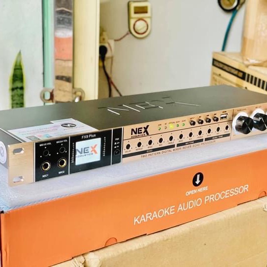 Vang NEX FX9 PLUS - Vang nhại siêu hay, chống hú, có blueooth, cổng quang, dễ chỉnh