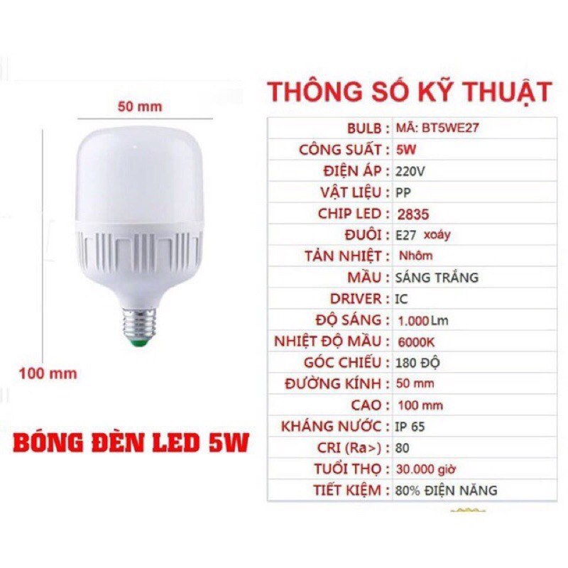 Bóng Đèn Led LINH PHI / Yến Quân siêu sáng, tiết kiệm điện