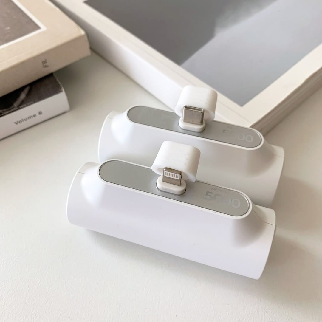 Kem dây - Sạc dự phòng mini 5000maH nội địa Hàn