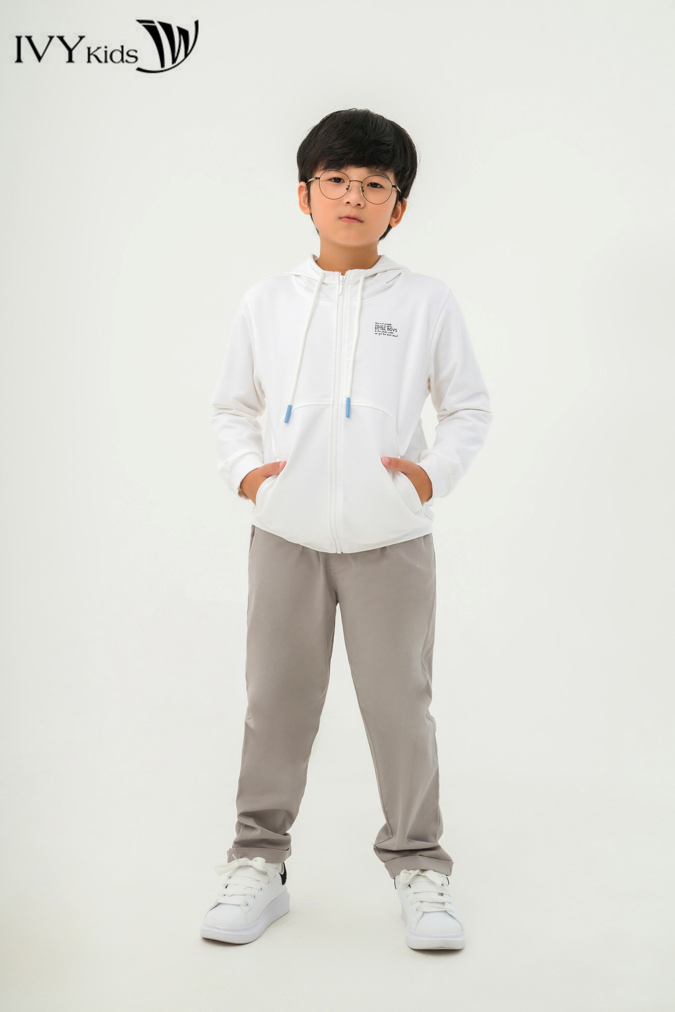 Quần kaki bé trai IVY moda MS 22K1471