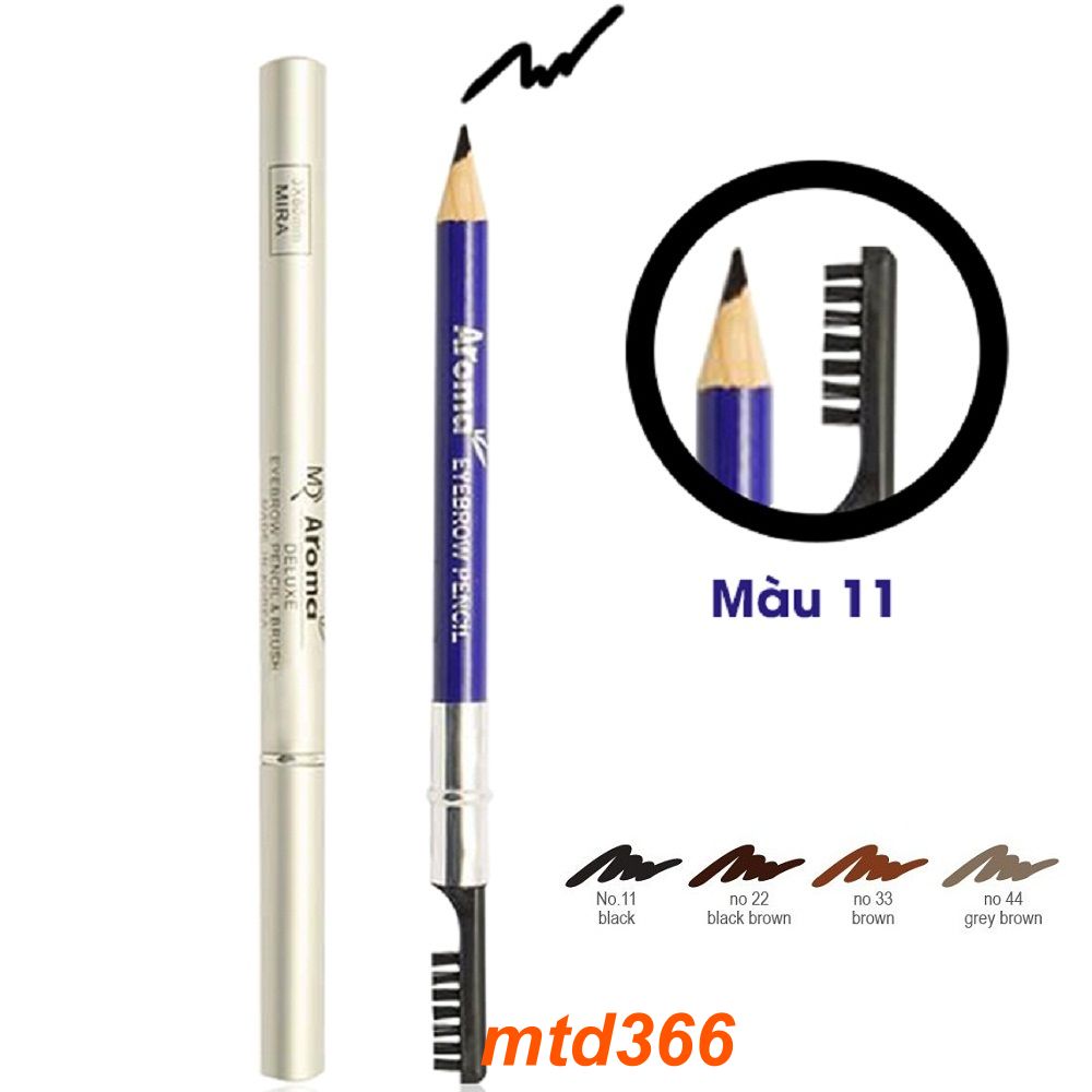 Chì Vẽ Mày Aroma đủ số Eyebrow Pencil
