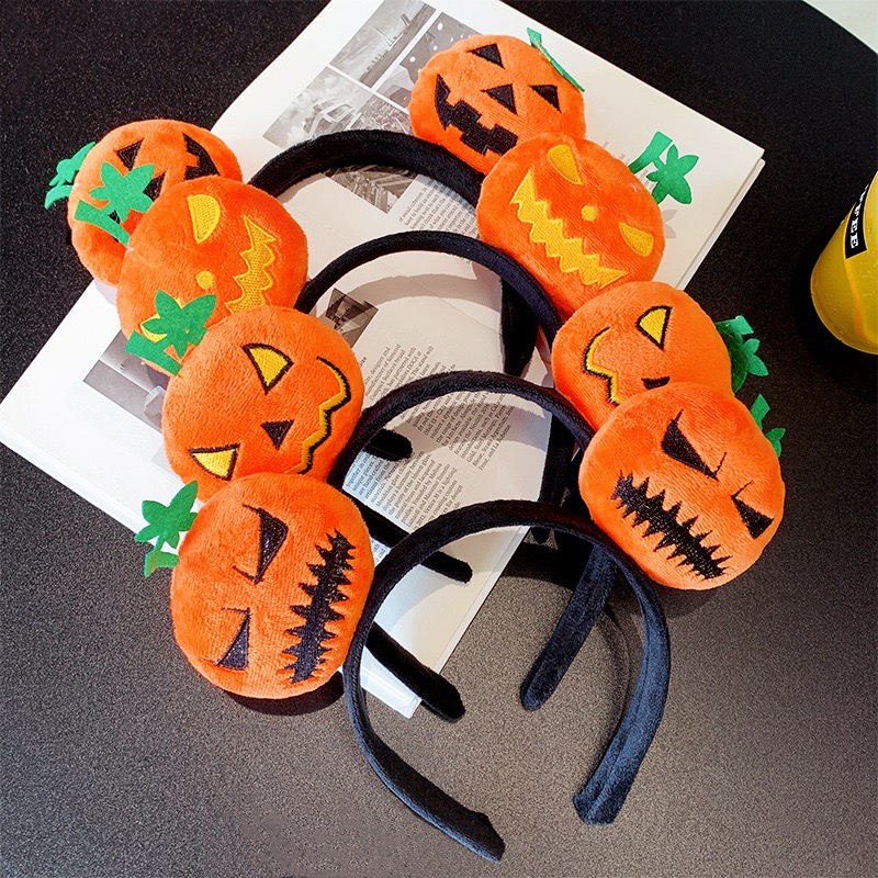 CC04 cài tóc nữ băng đô bờm tóc trái bí Halloween 🎃 nhiều mẫu