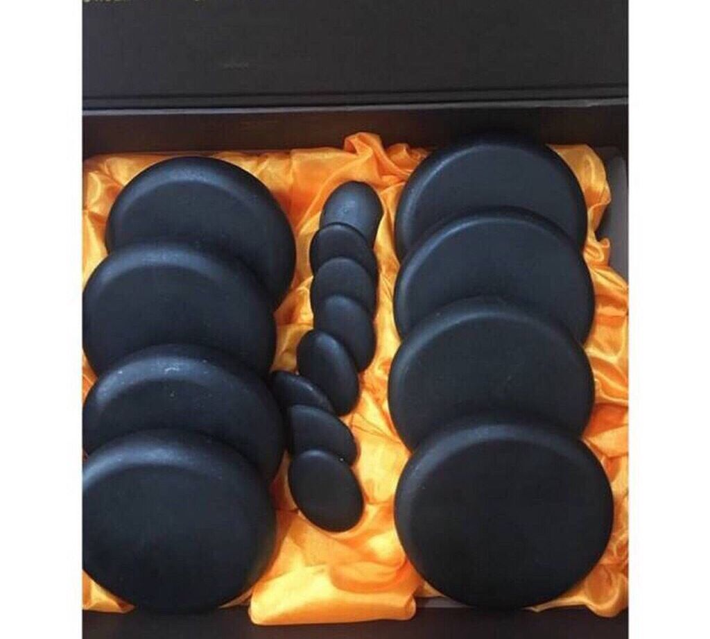 [Spa] Bộ đá nóng dùng để massage ( Bộ 16 viên )
