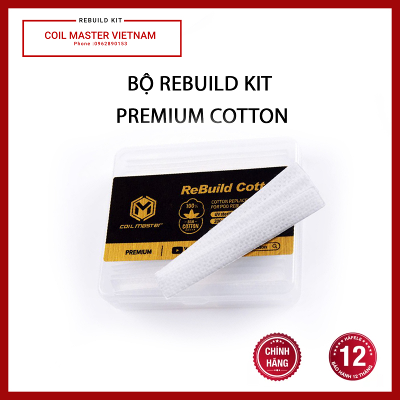 RBC Premium Cotton - Bông Rebuild Occ Cotton - 200 bông 1 hộp