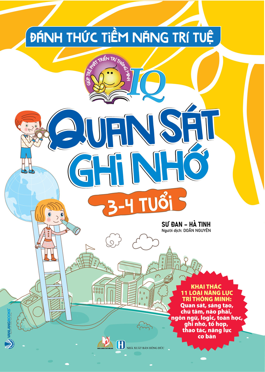 [HCM]Đánh Thức Tiềm Năng Trí Tuệ - Quan Sát Ghi Nhớ (3 - 4 Tuổi)