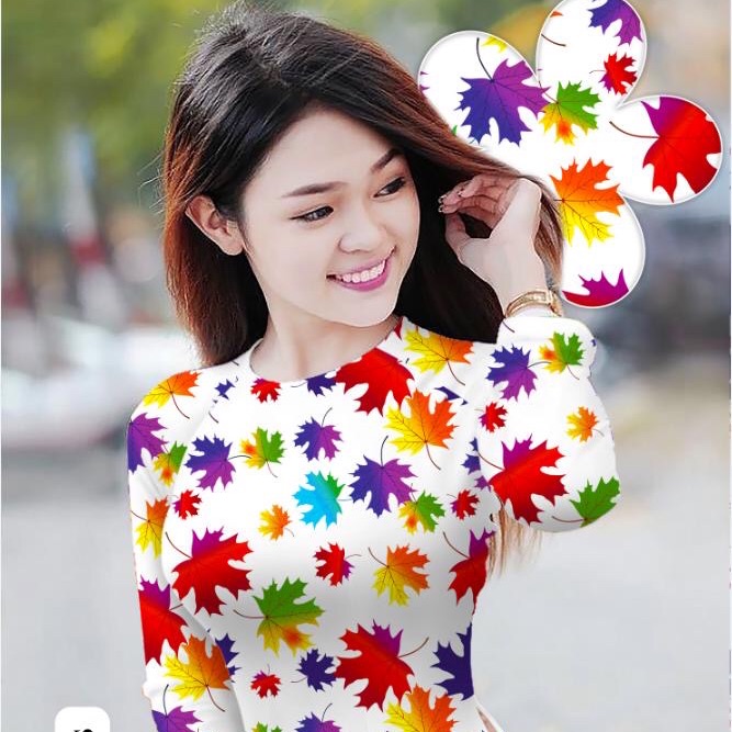 [HCM]Vải áo dài chiếc lá