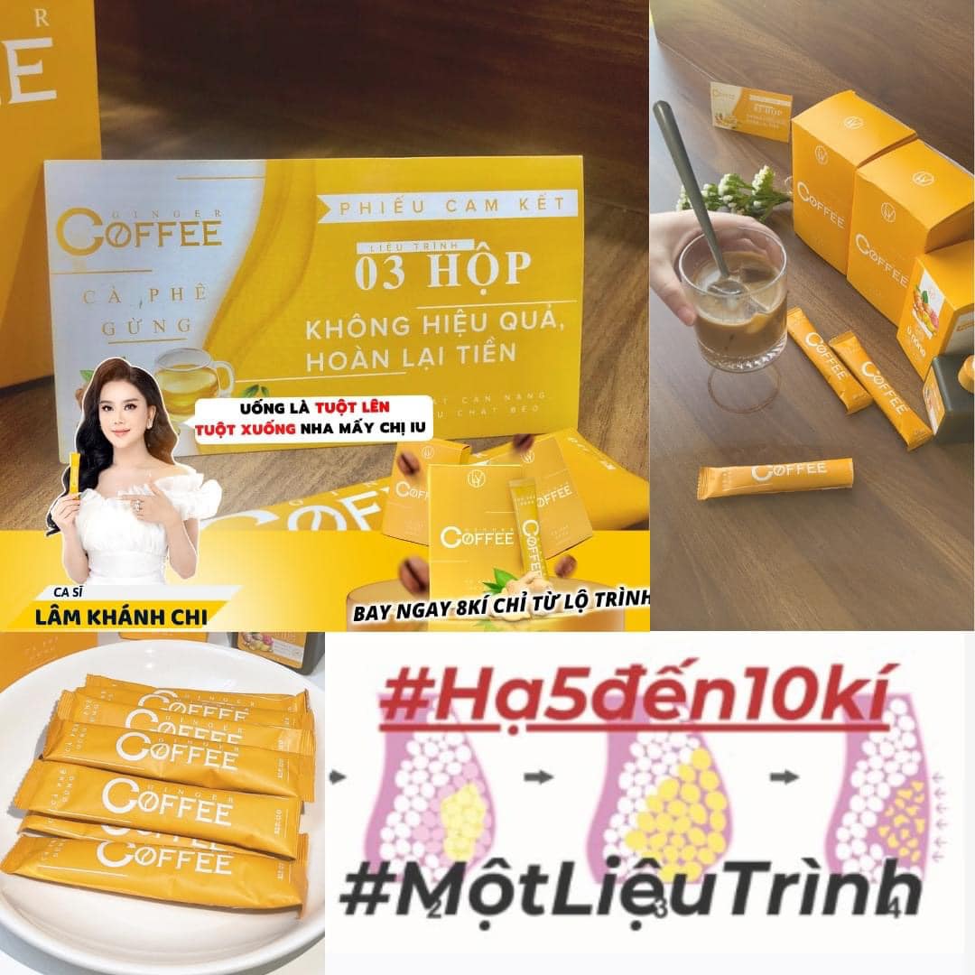 Cà Phê Gừng Giảm Cân - Ginger Coffee Chính Hãng