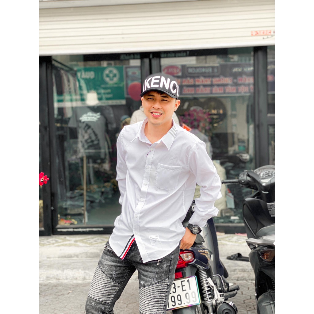 Áo Sơ mi 3 gạch Thom browne hàng đẹp chất xịn