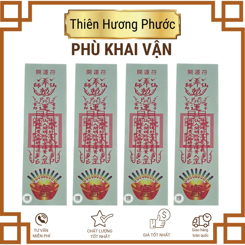 Phù Bình An Phong Thủy Vàng Mã
