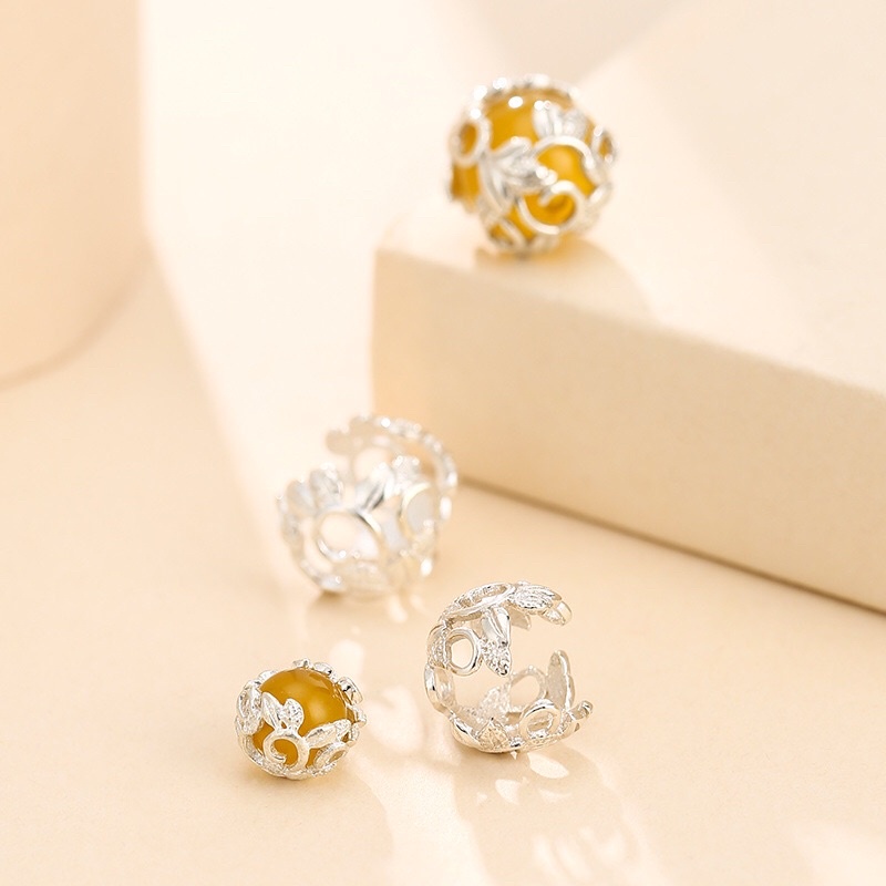 [S925] Charm bạc bọc đá - MH084