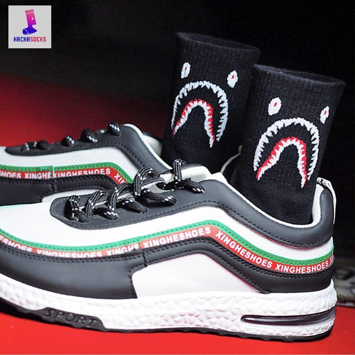 [HCM]Vớ Tất Bape Shark Cá Mập