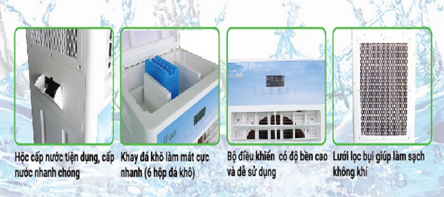 quạt điều hòa làm mát ifan-7000D